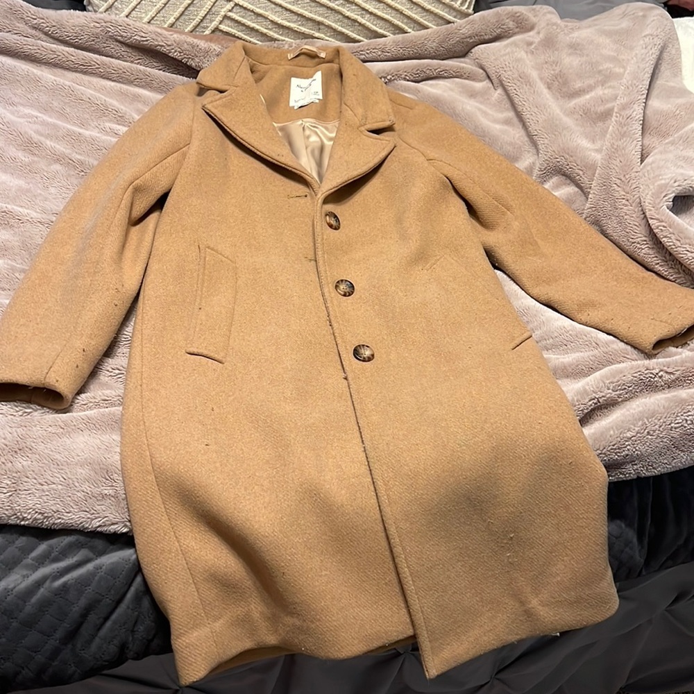 Abercrombie Wool Blend Dad Coat